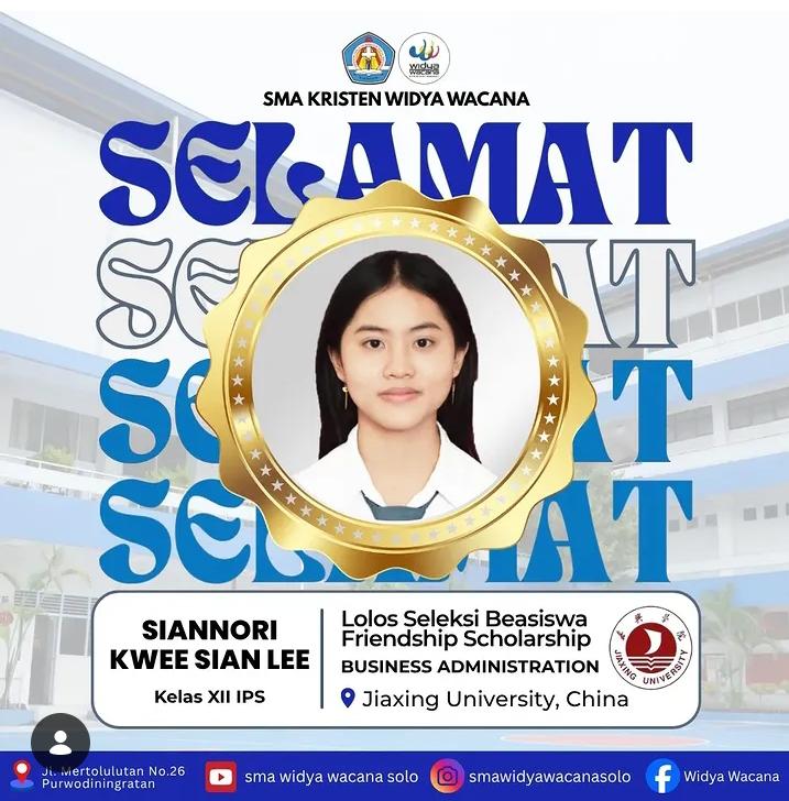 prestasi, sma widya wacana, widya wacana, ysk,  yayasan sekolah kristen, yayasan, surakarta, sma